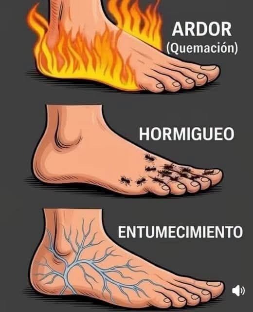 Si tienes estos 9 síntomas en los pies 🤔😱, es señal de que… Ver más.